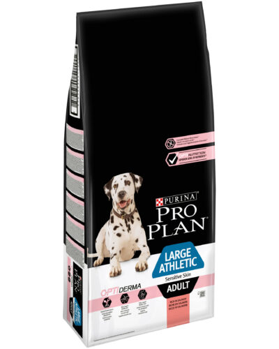 zoopet PURINA_PRO_PLAN_Large_Athletic_Adult_OptiDerma_Cane_Crocchette_14kg_1_12377392