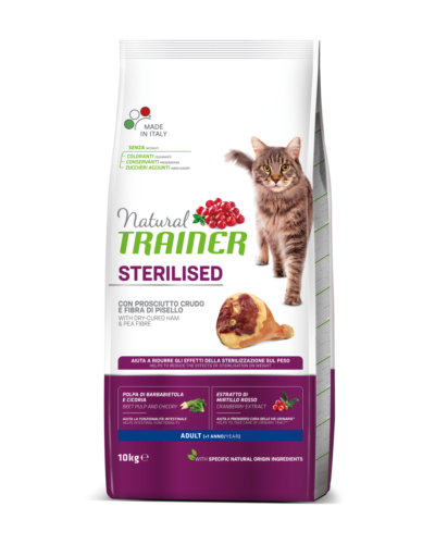 zoopet Sterilised Adult con prosciutto crudo 10kg
